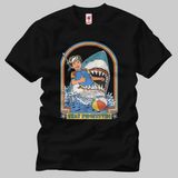 Built By Crazy This Is Me Funny Stay Positive Shark Attack Unisex Tişört - XL - Siyah
