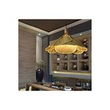 Buiva Modern Hasır Sarkıt Avize Bambu Avize Hasır Avize 1.sınıf Kalite 600mm Çap Bej