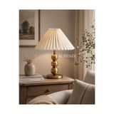 Buiva Modern Monroe Abajur Eskitme Gold Umbrella Pileli Abajur Metal Gövde E-27 Duy