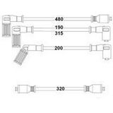 Buji Bobin Kablosu Dkş S-Sl-Slx-Uno-Tmpr-Tıpo 1.4-1.6 8V Uzunlama Motor