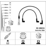 BUJI KABLO SETI RC-VW210 A80 CORDOBA IBIZA TOLEDO CADDY GOLF II III JETTA PASSAT POLO SCIROCCO T3 VENTO 1.3 1.4-1.6-1.9 1F EZ RL RF NGK 0964