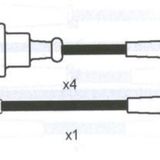 Bujı Kablosu P306 P406 Xsara Xantıa P405 Xu7jp (1.8 8v) P405 Xu5jp (1.6 8v) Doduco 7862