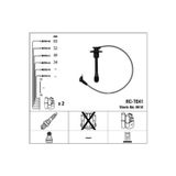 BUJİ KABLOSU TAKIM COROLLA 1.6 4-AFE ENJ. (RC-TE41) NGK-9616