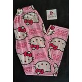 Bukadınca Pembe Kumaş Üzerinde Hello Kitty Desenli Pijama Altı (süprem) - Açık Pembe