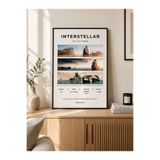 Bukalemun Shop Interstellar Film Afişi (Çerçevesiz) - A4 Minimalist Sinema Posteri |