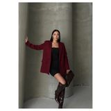 Bukamiss Kadın Blazer Ceket Bordo