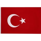 Buket 100 x 150 cm Türk Bayrağı Rüzgar ve Yağmura Dayanıklı Polyester 1 Adet