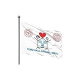 Buket Bayrakçılık Buket BKT-170 70X105 cm Temiz Okul Flaması