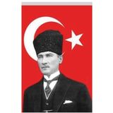 Buket BKT-142 100x150 cm Atatürklü Kumaş Bayrak