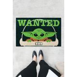 Buket Home Bebek Yoda Kapı Önü Paspası Dekoratif Kapı Paspası Dış Mekân Paspas Ev Içi Paspası 45X70CM - Renkli - 30 x 60 cm