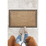 Buket Home Hasır Baskılı Kapı Önü Paspası Dekoratif Kapı Paspası Dış Mekân Paspas Ev Içi Paspası 45X70CM - Renkli - 30 x 60 cm