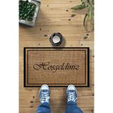 Buket Home Hoşgeldiniz Hasır Desenli Dekoratif Kapı Önü Paspası 45x70