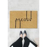 Buket Home Meov Kapı Önü Paspası Dekoratif Kapı Paspası Dış Mekân Paspas Ev Içi Paspası 45X70CM - Renkli - 30 x 60 cm