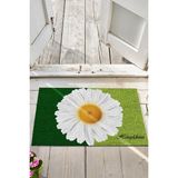 Buket Home Papatya Kapı Önü Paspası Dekoratif Kapı Paspası Dış Mekân Paspas Ev Içi Paspası 45X70CM - Renkli - 30 x 60 cm