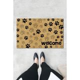 Buket Home Patiler Kapı Önü Paspası Dekoratif Kapı Paspası Dış Mekân Paspas Ev Içi Paspası 45X70CM - Renkli - 30 x 60 cm