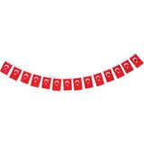 Buket Ipli Orta Bayrak 50 Li (8 * 13 cm ) - 50 Adet