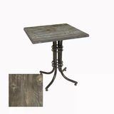 Buket Kare Esb Masa 60X60cm - (Werzalit, Wermodin Ve Allzalit Tabla) - Old Pine