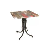 Buket Kare Esb Masa 60X60cm - (Werzalit, Wermodin Ve Allzalit Tabla) - Red Wood