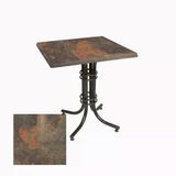 Buket Kare Esb Masa 80X80cm - (Werzalit, Wermodin Ve Allzalit Tabla) - Metalic Oxid 1
