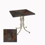 Buket Kare Masa 60X60cm - (Werzalit, Wermodin Ve Allzalit Tabla) - Metalic Oxid 3