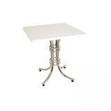 Buket Kare Masa 80X80cm - (Werzalit, Wermodin Ve Allzalit Tabla) - Beyaz