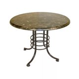 Buket Mega Yuvarlak Esb Masa Çap 107Cm - (Werzalit, Wermodin Ve Allzalit Tabla) - Karacabey Marble