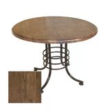 Buket Mega Yuvarlak Esb Masa Çap 107Cm - (Werzalit, Wermodin Ve Allzalit Tabla) - Rustik Dark