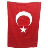 Buket Türk Bayrağı 50X75Cm Bez Bayrak Btk-104