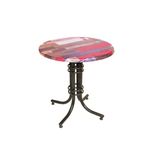 Buket Yuvarlak Esb Masa Çap 60Cm - (Werzalit, Wermodin Ve Allzalit Tabla) - Red Wood