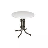 Buket Yuvarlak Esb Masa Çap 70Cm - (Werzalit, Wermodin Ve Allzalit Tabla) - Beyaz