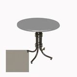 Buket Yuvarlak Esb Masa Çap 90Cm - (Werzalit, Wermodin Ve Allzalit Tabla) - Koyu Gri