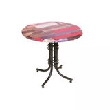 Buket Yuvarlak Esb Masa Çap 90Cm - (Werzalit, Wermodin Ve Allzalit Tabla) - Red Wood