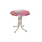 Buket Yuvarlak Masa Çap 70Cm - (Werzalit, Wermodin Ve Allzalit Tabla) - Red Wood