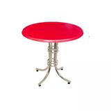 Buket Yuvarlak Masa Çap 90Cm - (Werzalit, Wermodin Ve Allzalit Tabla) - Kırmızı
