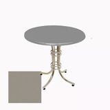 Buket Yuvarlak Masa Çap 90Cm - (Werzalit, Wermodin Ve Allzalit Tabla) - Koyu Gri