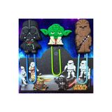 Buki'nin Atölyesi Kitap Ayracı / Ataç 3 lü Set Star Wars Yoda darth vader Chewbacca