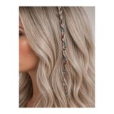 Bukiro Bohem Saç Charmı Hair Charm – Deniz Yıldızı Detaylı Örgü Saç Aksesuarı Festival Saç Takısı tinsel