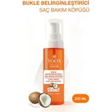Bukle Belirginleştirici Saç Köpüğü 200 ml – Hindistan Cevizi Özlü, Paraben, Sls ve Silikon Içermez