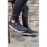 Bukond Günlük Rahat Anatomic Bağcıklı Su Geçirmez Erkek Spor Ayakkabı Sneaker - Siyah - Beyaz