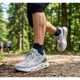 Bukond Günlük Rahat Triko Spor Yürüyüş Ayakkabısı Sneaker Spor Ayakkabı - Lacivert - Gri