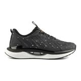 Bukond Su Geçirmez Air-Cooled Memory Foam Sneaker Balon Taban Çok Rahat Spor Ayakkabı - Siyah