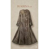 BukrinaCo İpek kupra acı kahve kloş tesettür ferace abaya