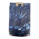 Büküm Saplı Kraft Kağıt Çanta Karton Hediyelik Poşet Torba - Mavi - 18x24 Cm. - 25 Adetlik 2 Paket