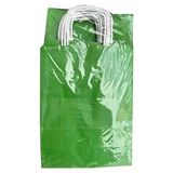 Büküm Saplı Kraft Kağıt Çanta Karton Hediyelik Poşet Torba - Yeşil - 18x24 Cm. - 25 Adetlik 2 Paket