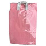 Büküm Saplı Kraft Kağıt Karton Hediye Çanta Poşet Torba - Pembe - 25x31 Cm. - 25 Adetlik 2 Paket