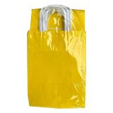 Büküm Saplı Kraft Kağıt Karton Hediyelik Çanta Poşet Torba - Sarı 2 - 25x31 Cm. - 25 Adetlik Paket