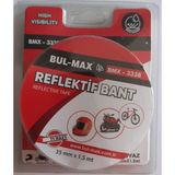 Bul-Max - Reflektif Bant - 35 mm x 1,5 mt - Beyaz - BMX-3338