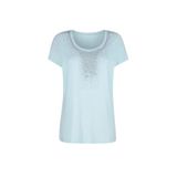 Bulalgiy BULALGİY Kadın Mavi Taşlı Tişört - BGA560859
