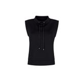 Bulalgiy BULALGİY Kadın Siyah Kolsuz Sweatshirt - BGA798707