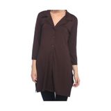 Bulalgiy Kadın Kahve Uzun Ceket-hırka - Bga157872 Kahve